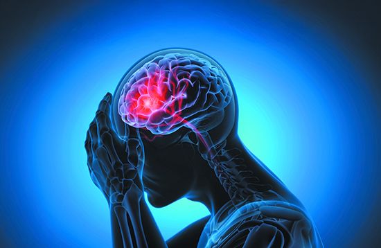 Man with brain stroke